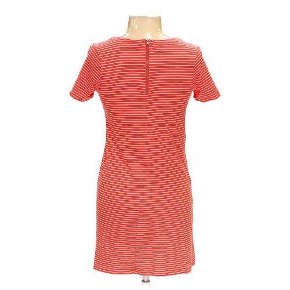 Coral Striped Sheath T-shirt Dress - Merona - Picture 3 of 5